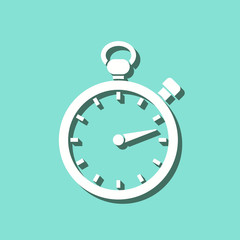 Stopwatch - vector icon.