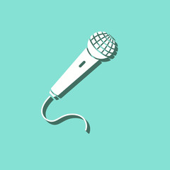 Microphone - vector icon.