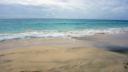 tropical beach in africa