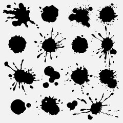 set of ink stains - 121967992