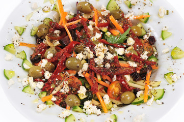 Fresh Vegetable Salad close-up