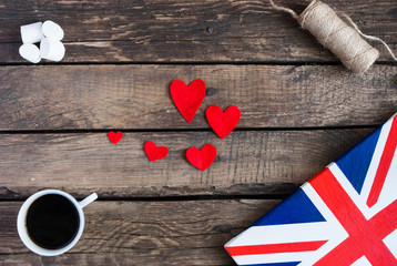 Painted Flag of The United Kingdom of Great Britain and Northern