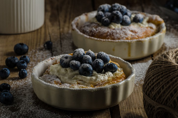 Rustic style cheesecake