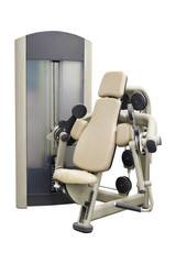 Naklejka premium Interior of a fitness hall with sport equipment