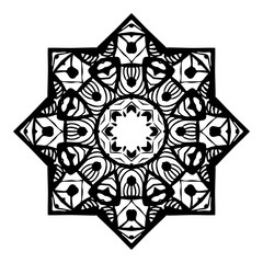 Stencil Mandala Design