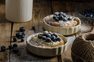 Rustic style cheesecake