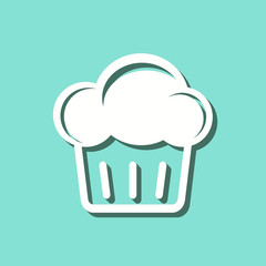 Cake - vector icon.