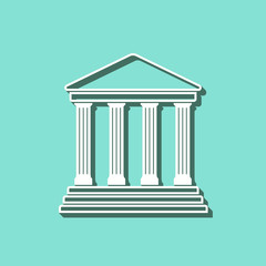 Obraz premium Court - vector icon.