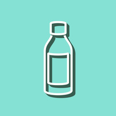 Medicine bottle - vector icon.