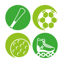 sport equipment icon vector illustration design eps10