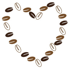 Coffee Bean Heart