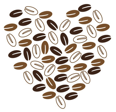 Coffee Bean Heart