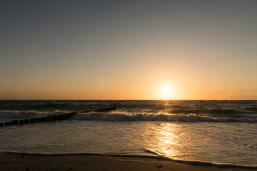 Sonnenuntergang an der Ostsee