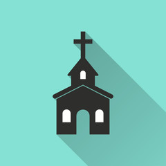 Church - vector icon.