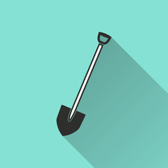 Shovel - vector icon.