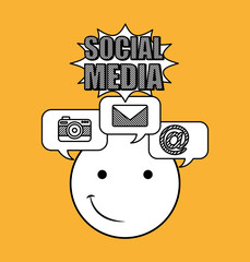 person user social media icons vector illustration design