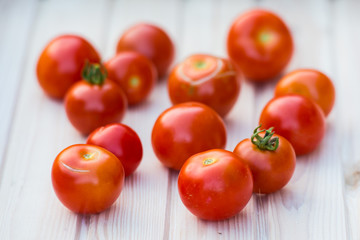 Tomatoes Selective focus