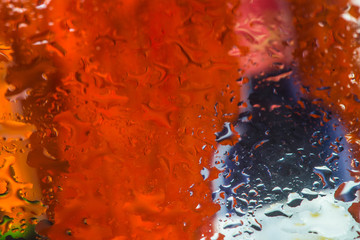 fond abstrait avec gouttes
