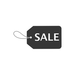 Black Friday Sale price tag. Horizontal right side alignmentment Sale tag. Vector illustration.