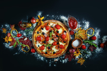 Autumn pizza.