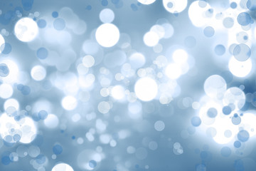 Abstract blue and white circles background