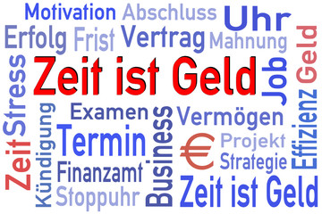Obraz premium Zeit ist Geld Time is Money 160927-22