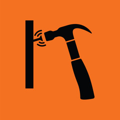 Icon of hammer beat to nail