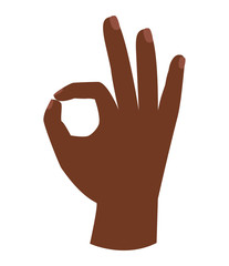 Obraz premium Hands symbol ok