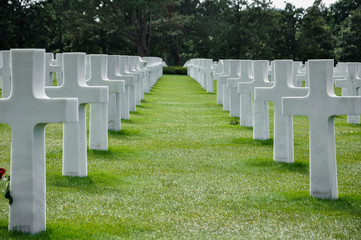 Cementerio de los Estados Unidos en Normandía, Segunda Guerra Mundial, Francia
