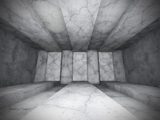 Concrete architecture geometric design background