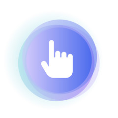 Obraz premium Abstract App Button