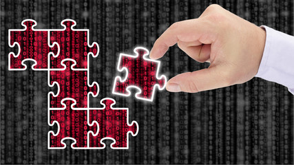 Data forensics and analysis concept