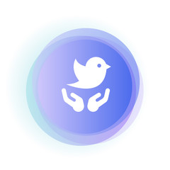 Abstract App Button