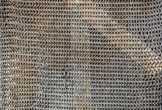 Metallic silver coat background