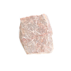 Rock isolated on white background