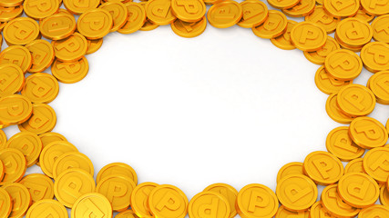 points coin. loyalty program concept