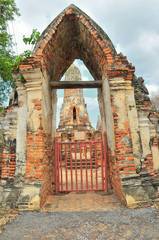 Obraz premium Ayutthaya Historical Park, Phra Nakhon Si Ayutthaya in Thailand