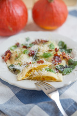 Kürbis Ravioli 