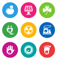 color environmental icons