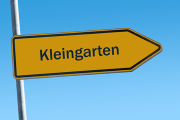 Schild 65 - Kleingarten