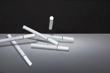 Cigarette on  background