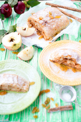 Traditional Vienna apple strudel
