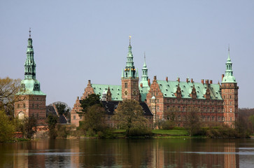 Frederiksborg palace. It was built as a royal residence for King