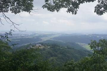 Obraz premium 鎖場 ロッククライミング 松井田妙義 妙義山 群馬 ボルダリング クライミングウォール 風景