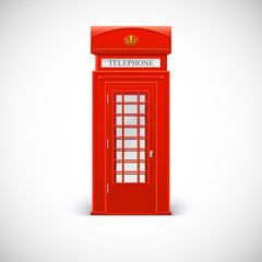 Telephone box, Londone style.