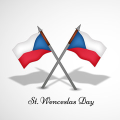 Saint Wenceslaus day background