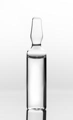 medicament in a glass vial