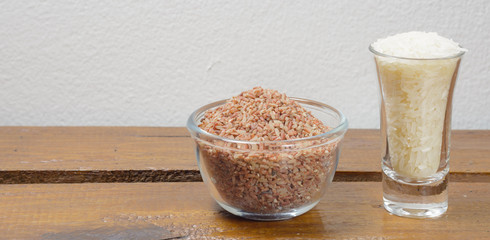  rice in glass