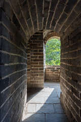 The Great Wall of China is a series of fortifications made of stone, brick, tamped earth, wood, and other materials