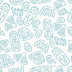 Ethnic Seamless Pattern in Tribal Style